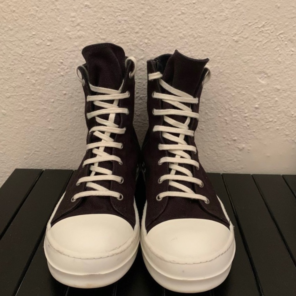 Rick Owens dark shadow high tops